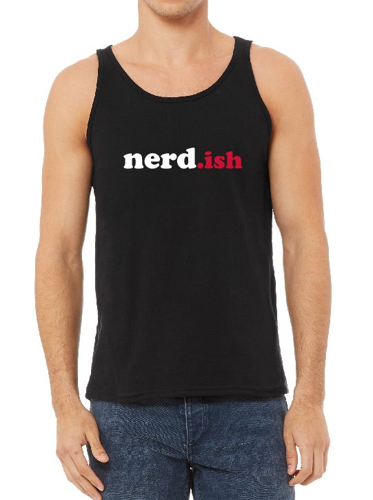 nerdish Plain Uni-sex Tank Top
