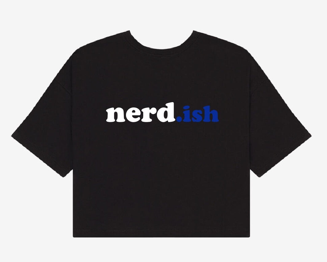 nerdish Plain Crop Top Tee