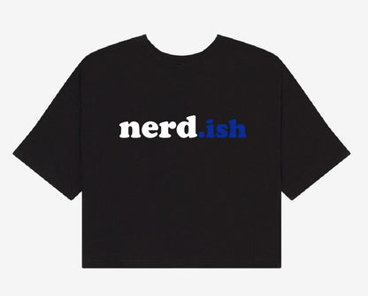 nerdish Plain Crop Top Tee