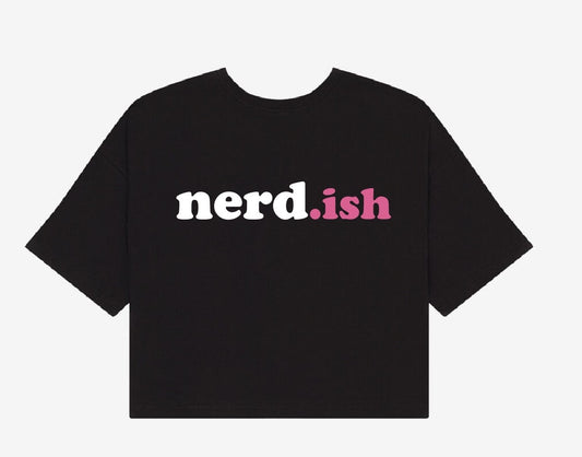 nerdish Plain Crop Top Tee