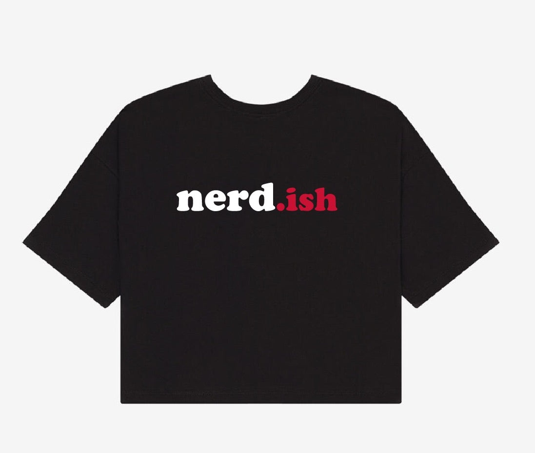 nerdish Plain Crop Top Tee